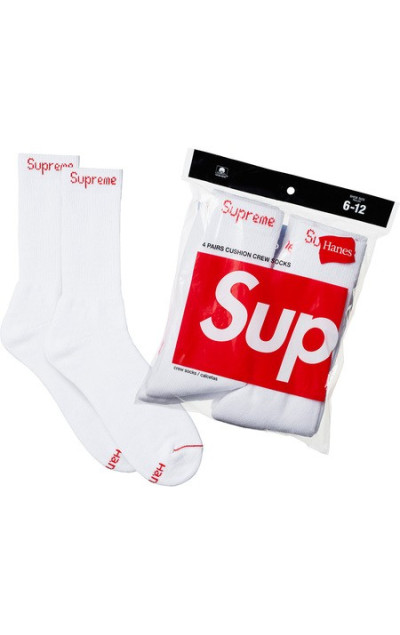 Supreme Hanes Crew Socks