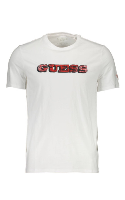 Guess Jeans White Maniche Corte T-shirt