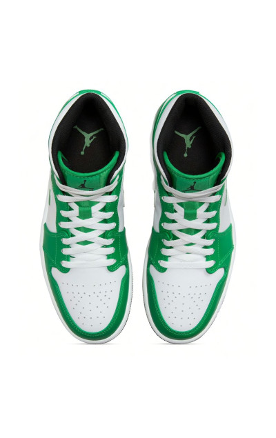Air Jordan 1 Mid Lucky Green