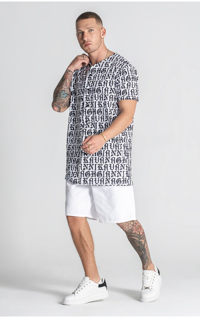 Gianni Kavanagh White Message Baseball Shirt