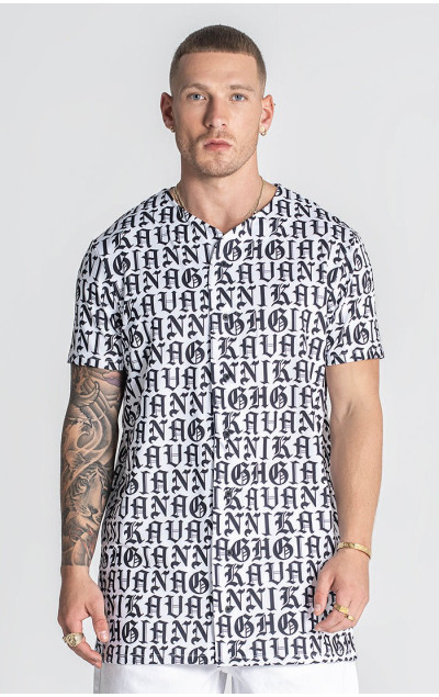 Gianni Kavanagh White Message Baseball Shirt