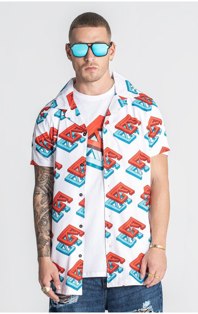 Gianni Kavanagh Multicolor Echo Hawaiian Shirt