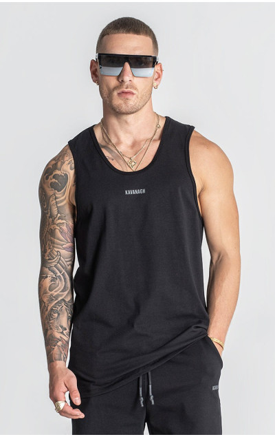 Gianni Kavanagh Black Easy Tank Top