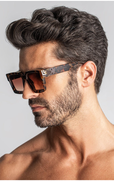 Gianni Kavanagh Hnědé Sluneční Brýle Fashionista Sunglasses