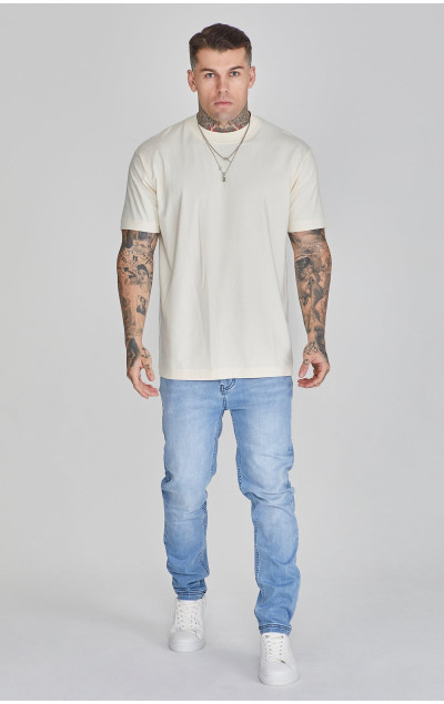 Sik Silk Pánské Modré Jeany Drop Crotch