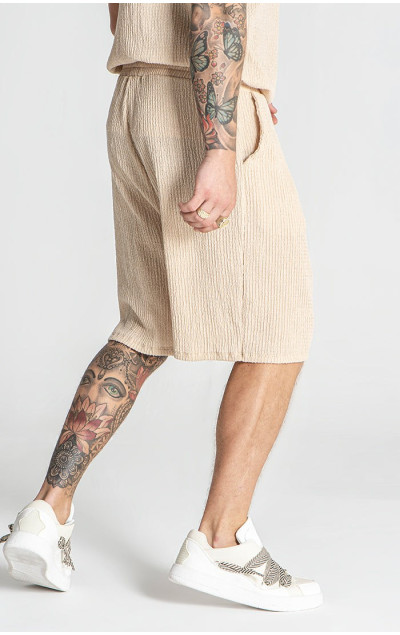 Gianni Kavanagh Beige Resort Shorts