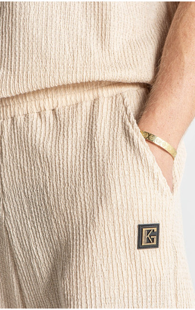 Gianni Kavanagh Beige Resort Shorts