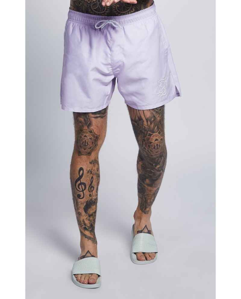 Size XS 28” Sik Silk Navy Blue Floral Men/Boys Swim Shorts 