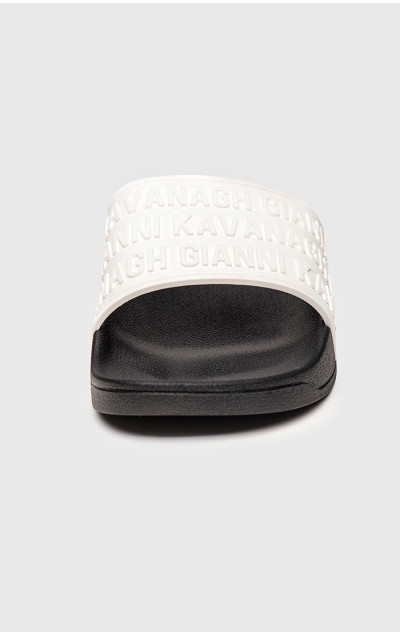 Gianni Kavanagh White Scroll Sliders
