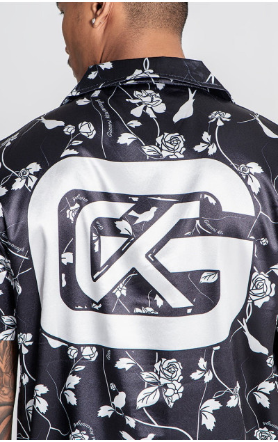 Gianni Kavanagh Pánská Černá Košile Los Felices