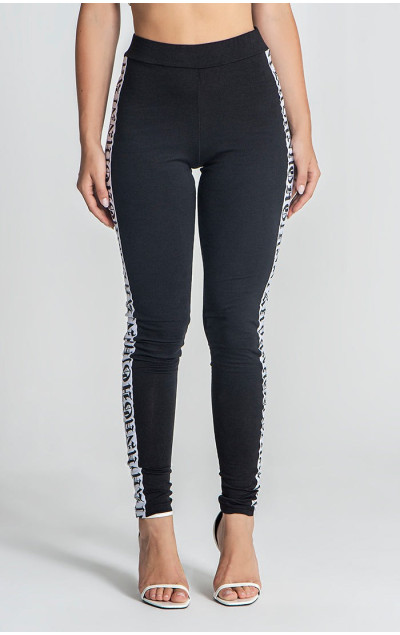 Gianni Kavanagh Black Message Leggings