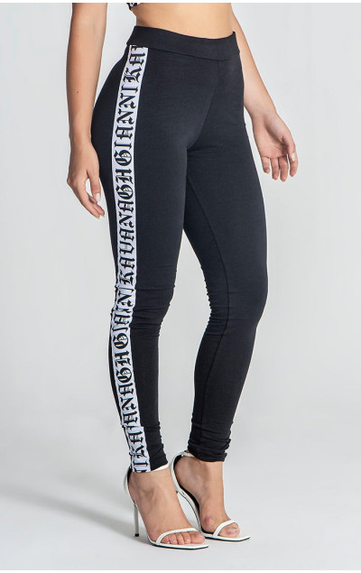 Gianni Kavanagh Black Message Leggings
