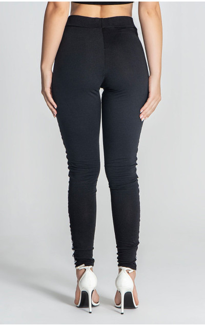Gianni Kavanagh Black Message Leggings