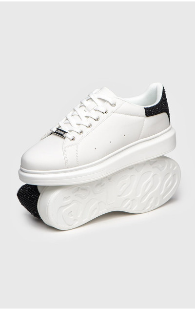 Gianni Kavanagh Pánske Biele Tenisky Glimpse Up Sneakers