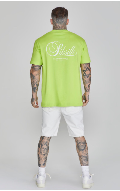 Sik Silk White Denim Shorts