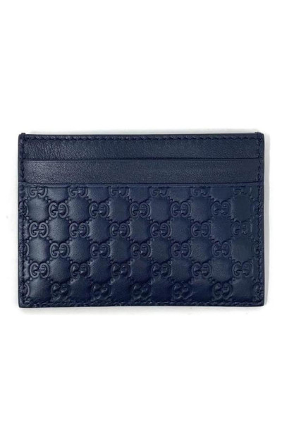 Gucci Blue Signature Cardholder