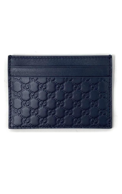 Gucci Blue Signature Cardholder