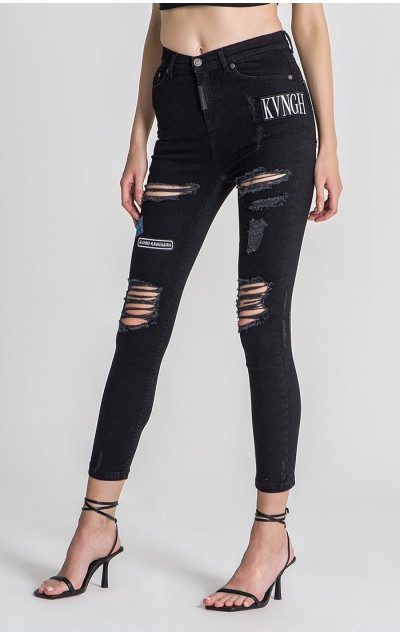 Gianni Kavanagh Black Lucifer Jeans