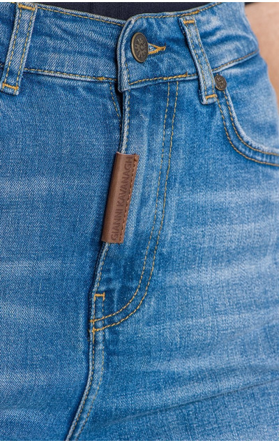 Gianni Kavanagh Women's Dark Blue Core Mom Fit Jeans