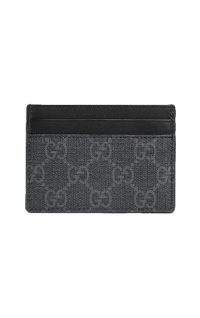 Gucci Black Supreme Canvas GG Cardholder