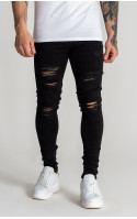 Gianni Kavanagh Black Core Destroyed Jeans
