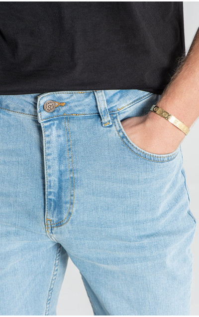 Gianni Kavanagh Pánske Modré Jeansy Slim Fit