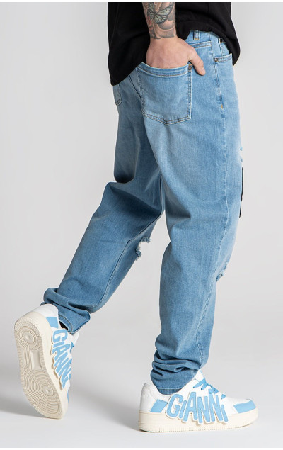Gianni Kavanagh Light Blue Alien Carrot Jeans