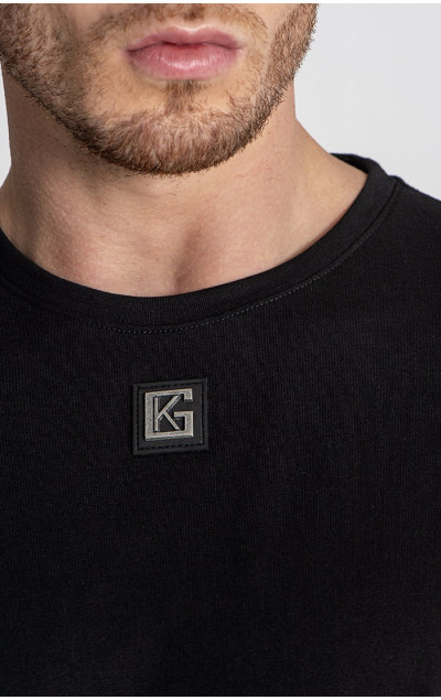 Gianni Kavanagh Męska Czarna Koszulka Core