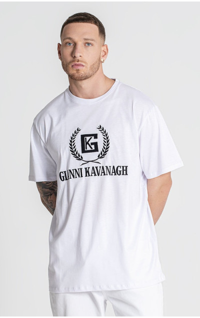 Gianni Kavanagh Pánske Biele Tričko Unity