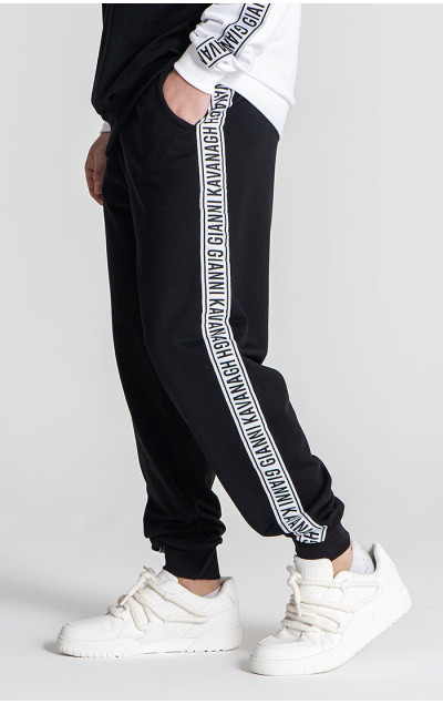 Gianni Kavanagh Black Partition Joggers