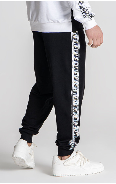 Gianni Kavanagh Black Partition Joggers