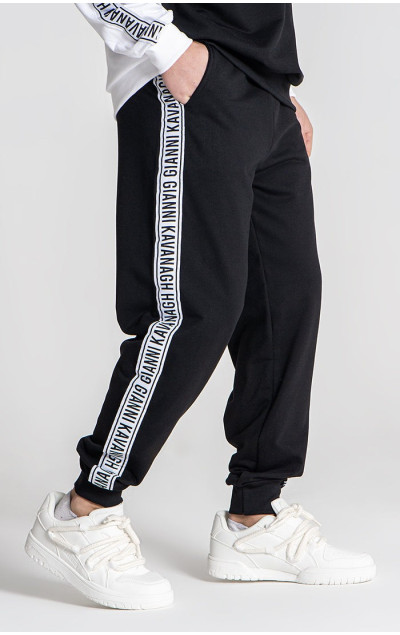 Gianni Kavanagh Black Partition Joggers