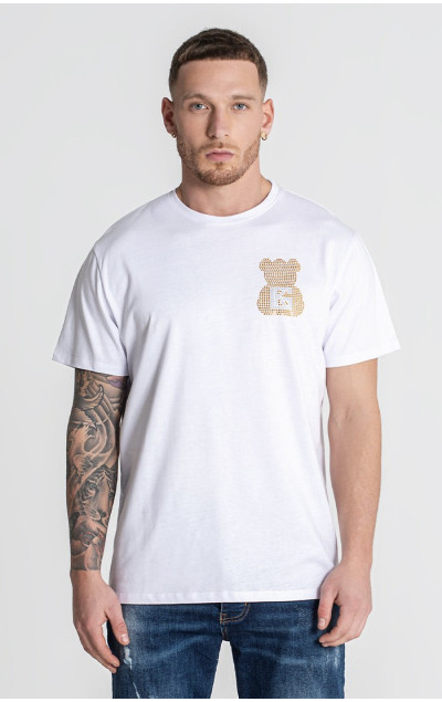 Gianni Kavanagh White Precious Bear Tee
