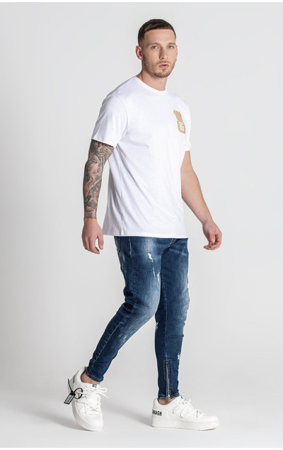 Gianni Kavanagh White Precious Bear Tee