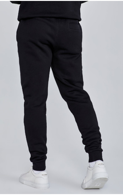 Sik Silk Essential Cuffed Jogger Black