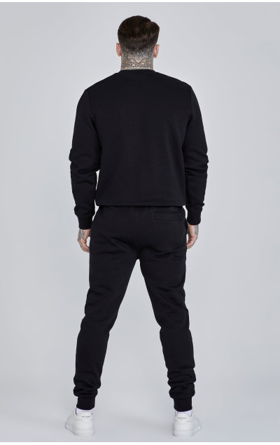 Sik Silk Essential Cuffed Jogger Black