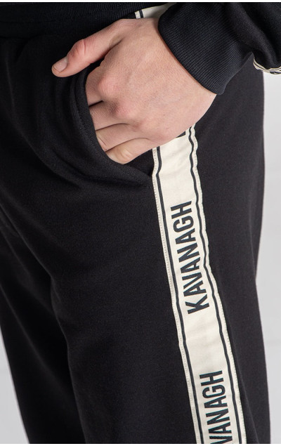 Gianni Kavanagh Black Racer Joggers