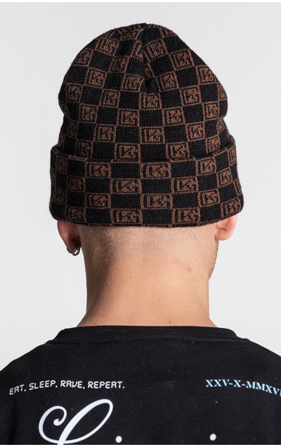 Gianni Kavanagh Brown Clone Beanie