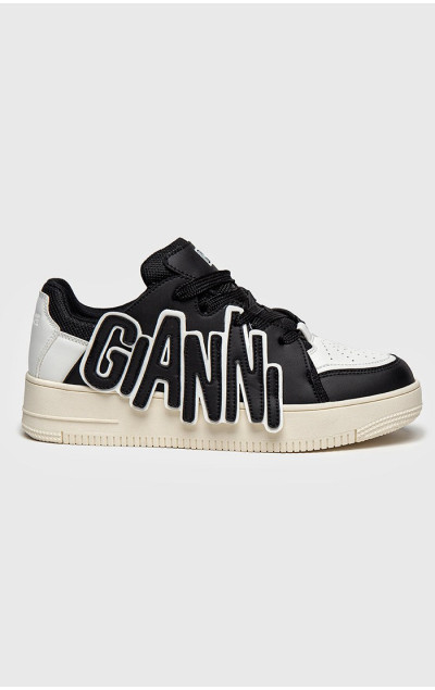 Gianni Kavanagh Pánske Čierne Tenisky Gianni Sneakers