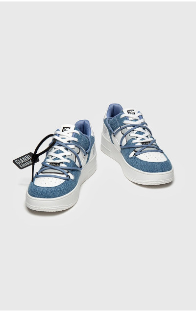 Gianni Kavanagh Blue Denim Sneakers