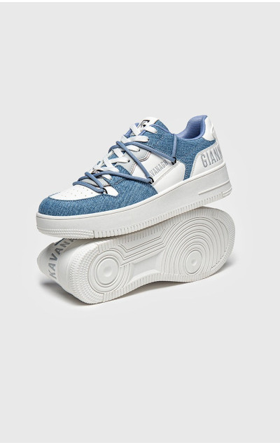Gianni Kavanagh Blue Denim Sneakers