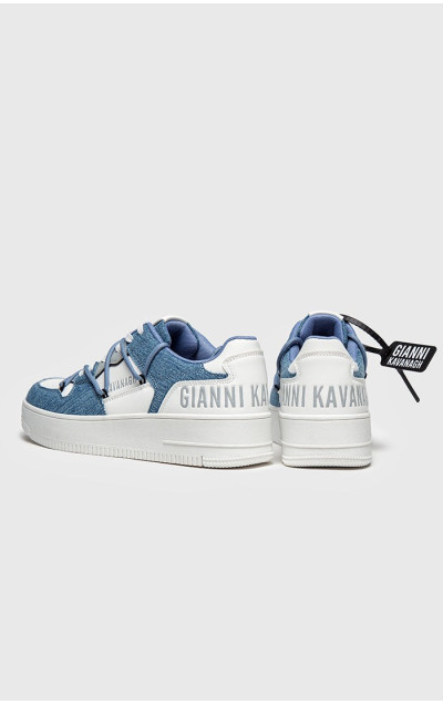 Gianni Kavanagh Pánské Modré Tenisky Denim Sneakers