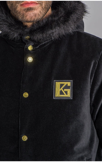 Gianni Kavanagh Black Gatsby Velvet Jacket