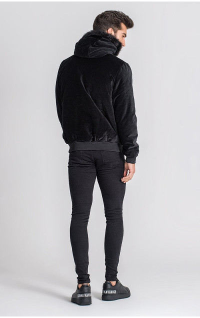 Gianni Kavanagh Black Gatsby Velvet Jacket