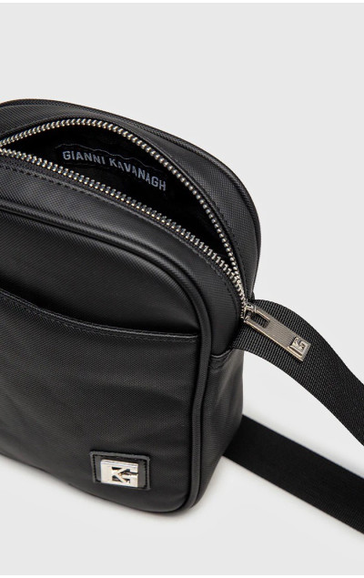Gianni Kavanagh Black ID Vertical Shoulder Bag