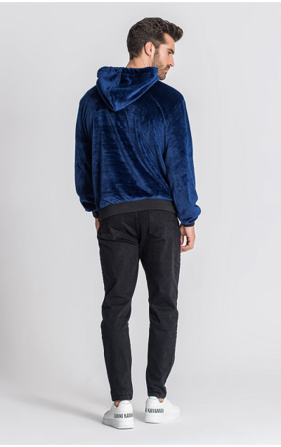 Gianni Kavanagh Blue iD Sherpa Hoodie