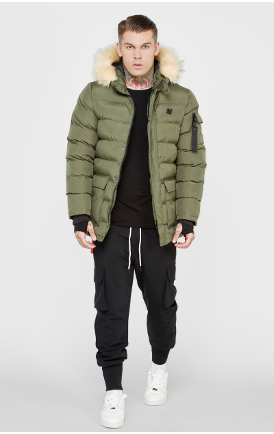 Sik Silk Pánská Khaki Parka Expedition