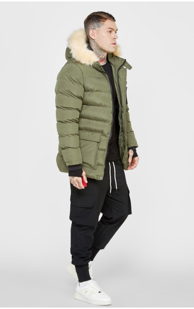Sik Silk Khaki Expedition Parka