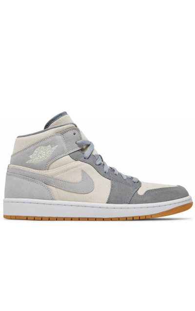 Air Jordan 1 Mid Coconut Milk Particle Grey