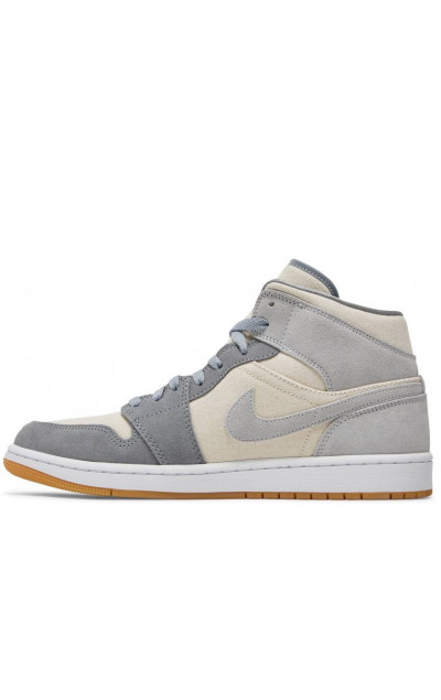 Air Jordan 1 Mid Coconut Milk Particle Grey